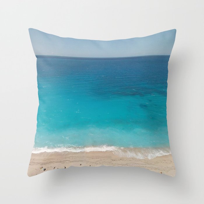 Tropical Holiday Throw Pillow