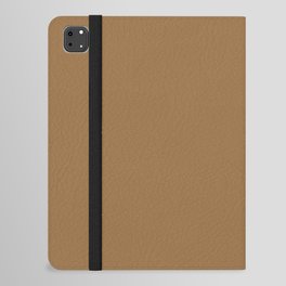 Brown Clay Beige Single Solid Color Coordinates with PPG Apple Butter PPG15-02 Down To Earth iPad Folio Case