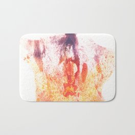 Remedy Sky's Firebird Bath Mat | Vulva, Amazing, Bodypositive, Christmas, Female, Sexy, Ink, Pussy, Watercolor, Feminine 