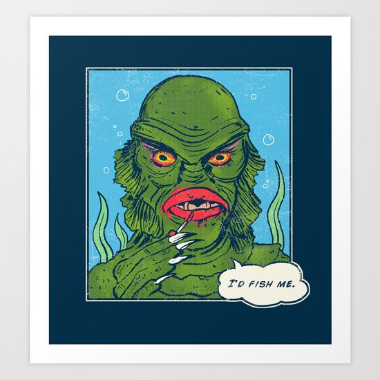 The Sultry Lagoon Art Print