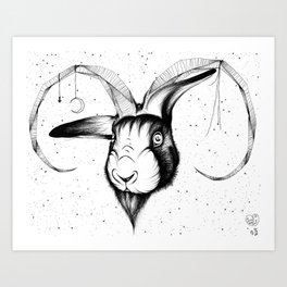 Rabbit Remembrance Art Print