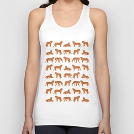 Year of the Tiger Orange and Green Unisex Tank Top