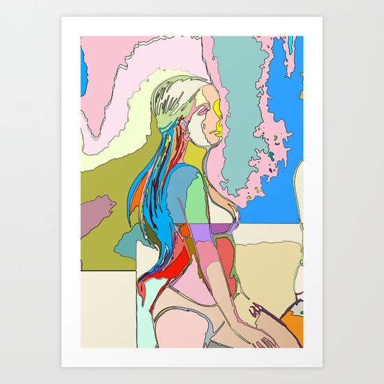 The Clique II, Quin Art Print