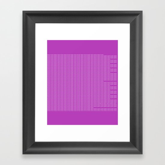 getting warmer Framed Art Print