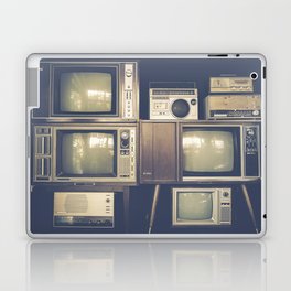 Many vintage television and radio Laptop Skin