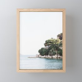Skiathos Seaview | Greece landscape photo | Travel photography wall art print Framed Mini Art Print