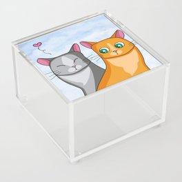 Cat Love Acrylic Box