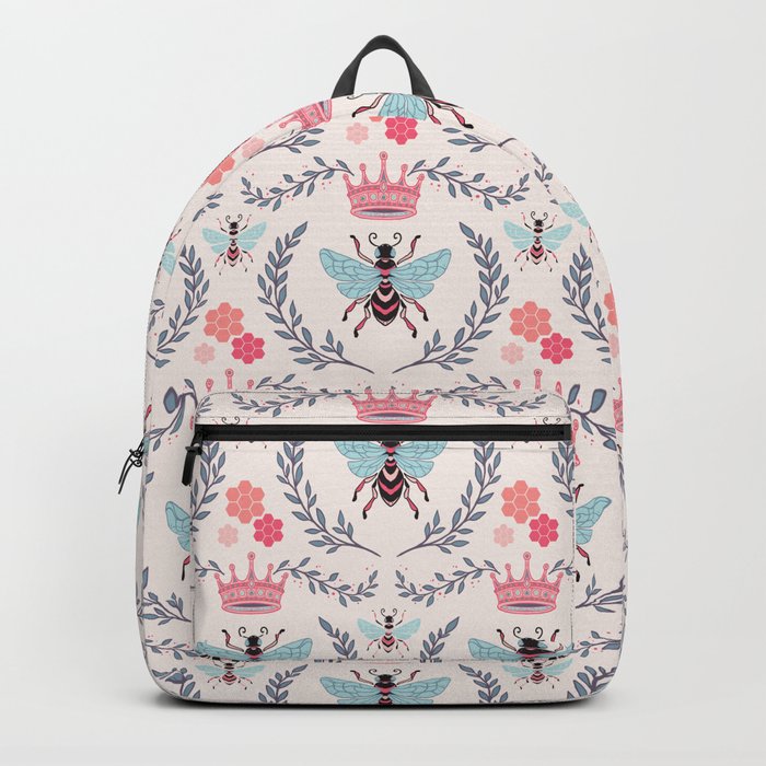 Queen Bee - Coral Pink Backpack