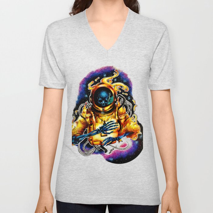 The Ethereal Void V Neck T Shirt