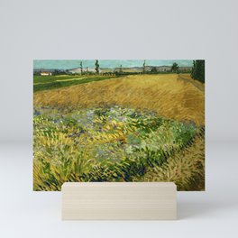 Vincent van Gogh Wheatfield Oil Painting Mini Art Print