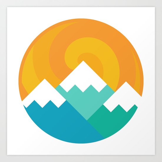 Mountain Alternative Art Print