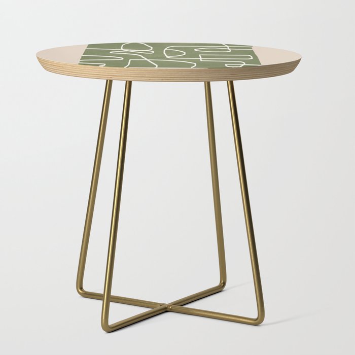 Abstract Line 39 Side Table