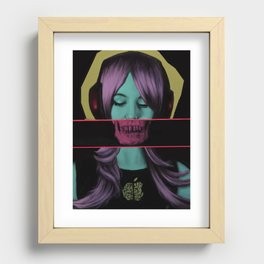Consume (colour) Recessed Framed Print
