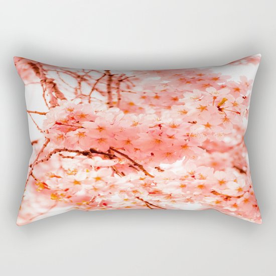 Cherry Blossoms Rectangular Pillow