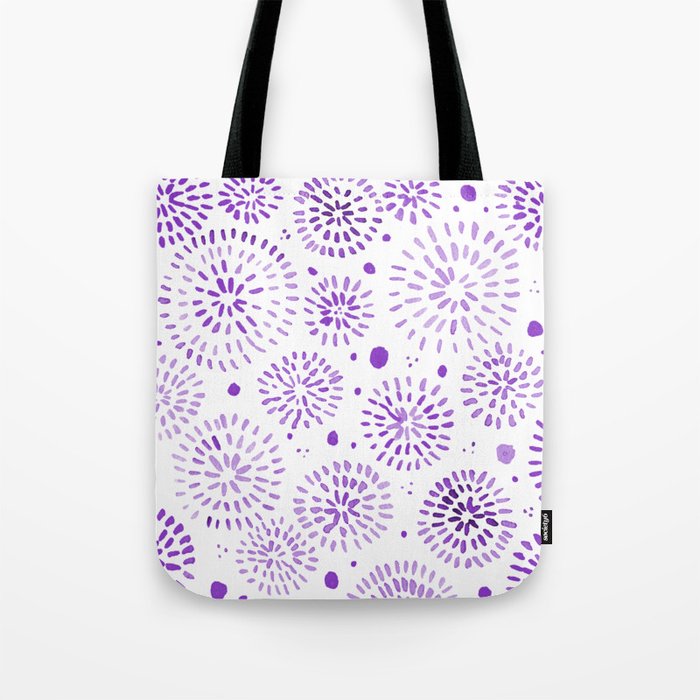 Abstract watercolor sparkles – ultra violet Tote Bag