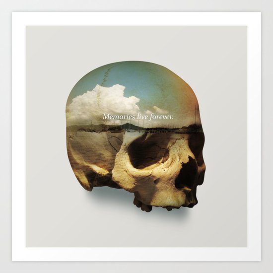Memories live forever Art Print