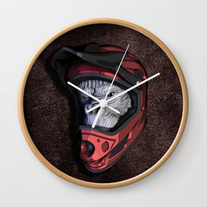 Biker Monkey 2.2 Wall Clock