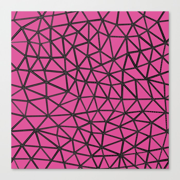 Segment A Pink Canvas Print