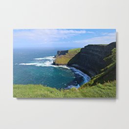 More Moher Cliffs Metal Print | Mothar, Moher, Ireland, Irish, Irishheritage, Landscape, Sandstone, Irishgreen, Nature, Irelandlandscape 