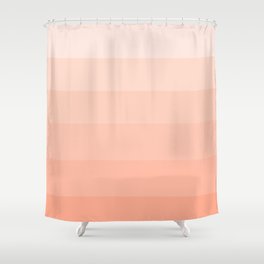 Soft Pastel Peach Hues - Color Therapy Shower Curtain