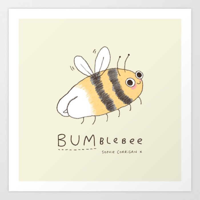 BUMblebee Art Print