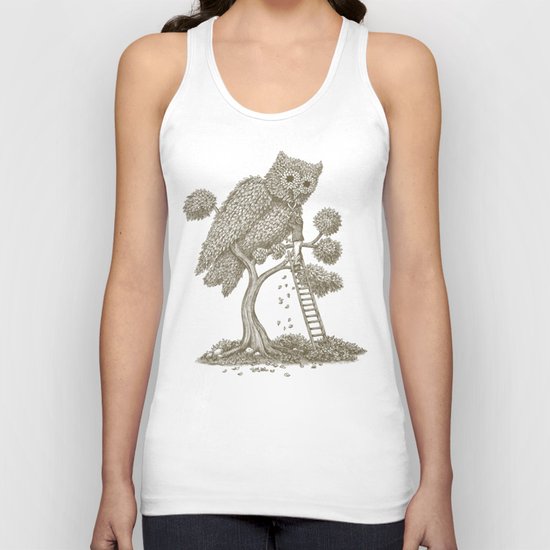 The Night Gardener (Colour Option) Unisex Tank Top