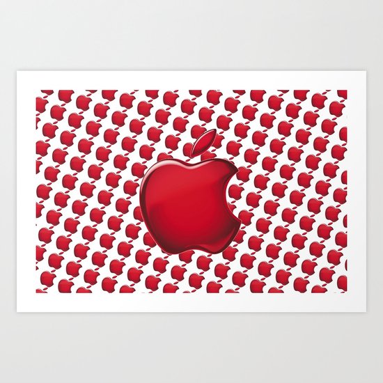 Apple Art Print