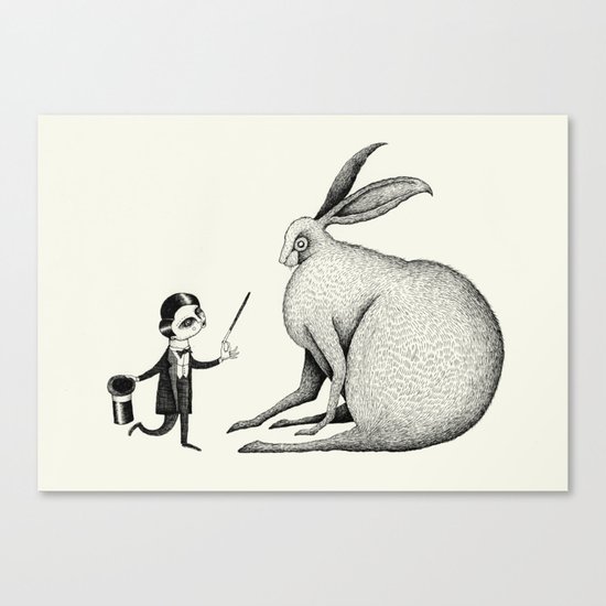 'Black Magic' Canvas Print