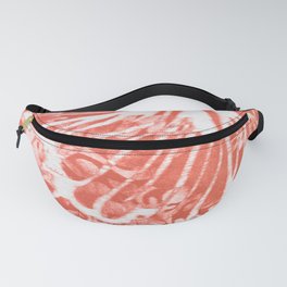 Winter Aloha in Coral Fanny Pack