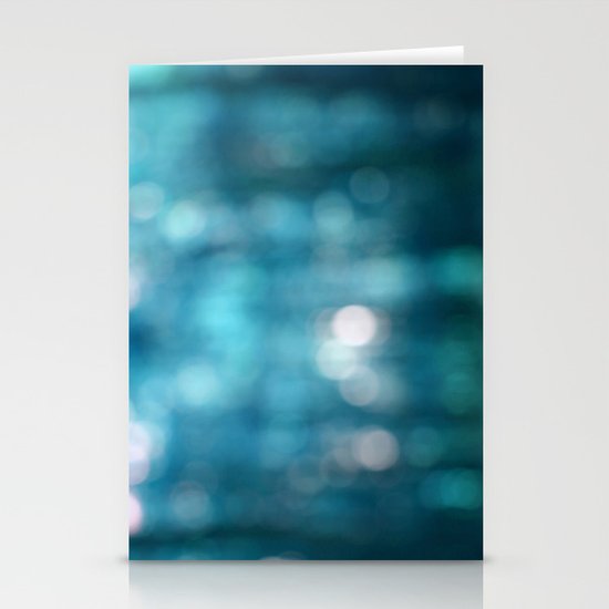 Blue Abstract Stationery Cards