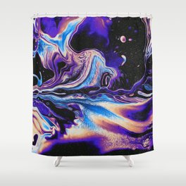 IT TOOK THE LIGHT FOREVER TO GET TO YOUR EYES Shower Curtain