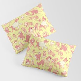 Dogs In Sweaters (Yellow) Pillow Sham