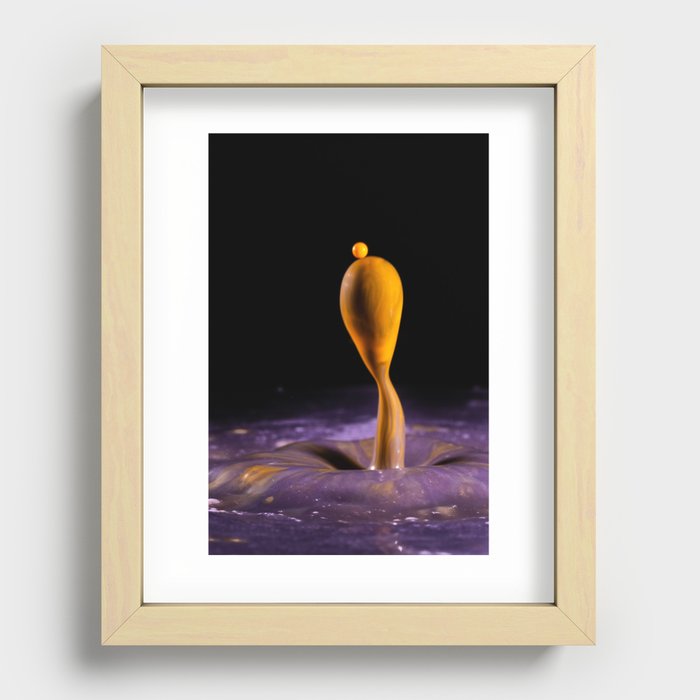 The Moment of Contact 1 Recessed Framed Print