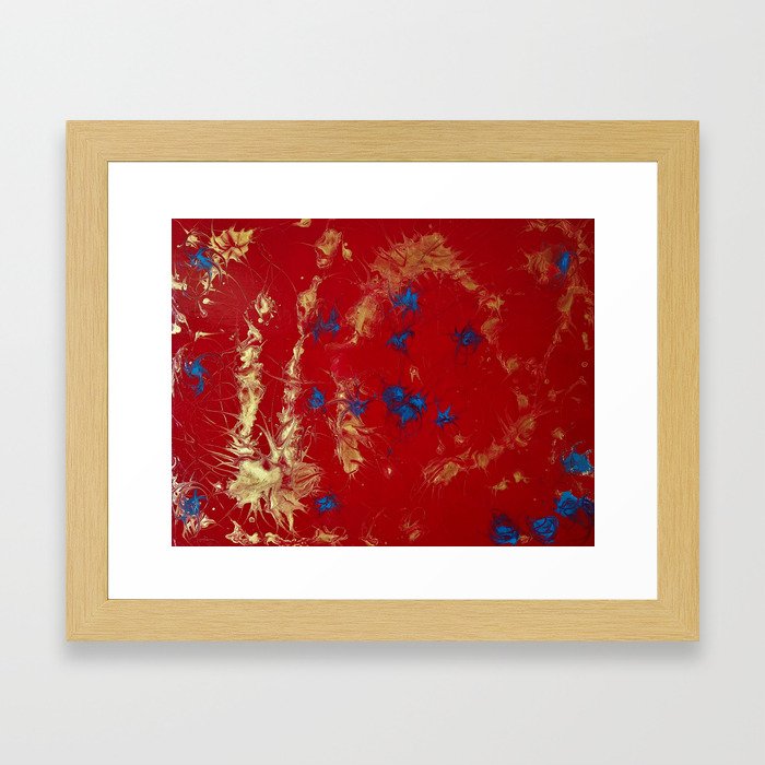 The Red Nebula Framed Art Print