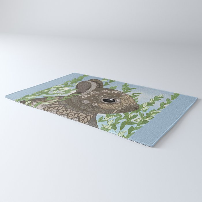 Baby Bunny Rug by artlovepassion Society6