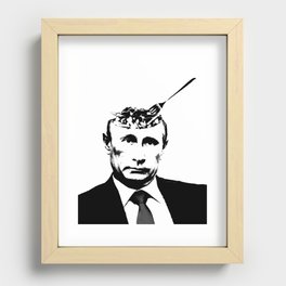 Vlad "Poutine" - Putin Pun Portrait Recessed Framed Print