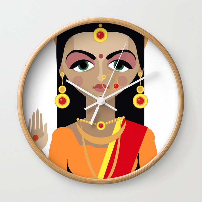 mata Parvati Wall Clock