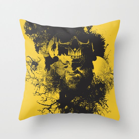 Abstract Thinking Throw Pillow