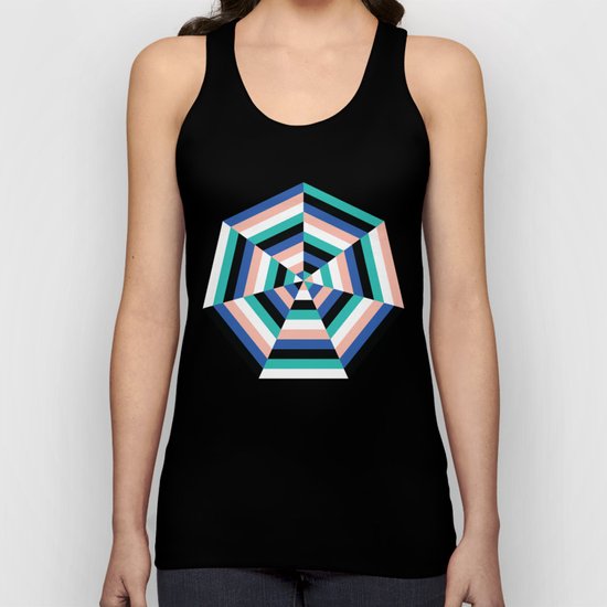 Heptagon Quilt 3 Unisex Tank Top