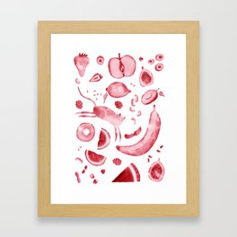 CATTO fruit Framed Art Print