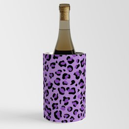 Leopard Print, Leopard Spots, Purple Leopard Wine Chiller