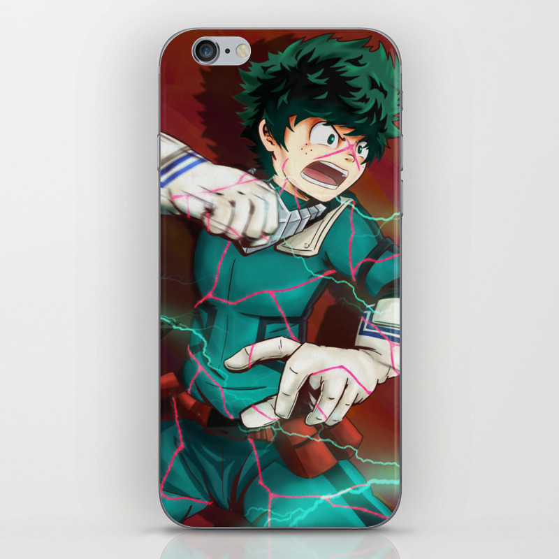 Deku One For All Full Cowl Iphone Skin By Jhincx Faust Society6