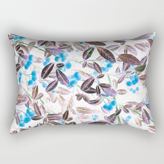 Blue Berries Rectangular Pillow