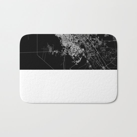 El Paso map Bath Mat
