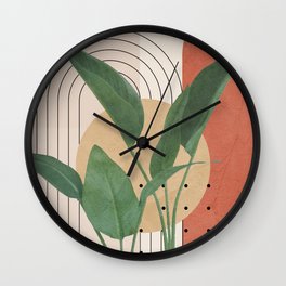 Nature Geometry V Wall Clock