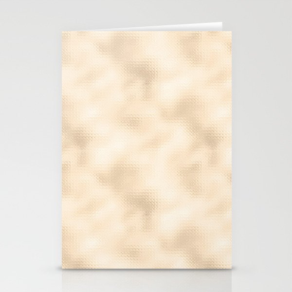 Glam Light Gold Metallic Texture Stationery Cards