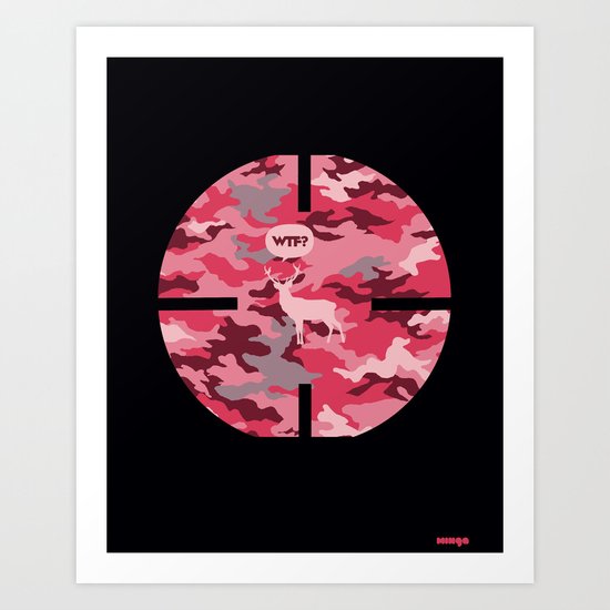 WTF? Ciervo! Art Print