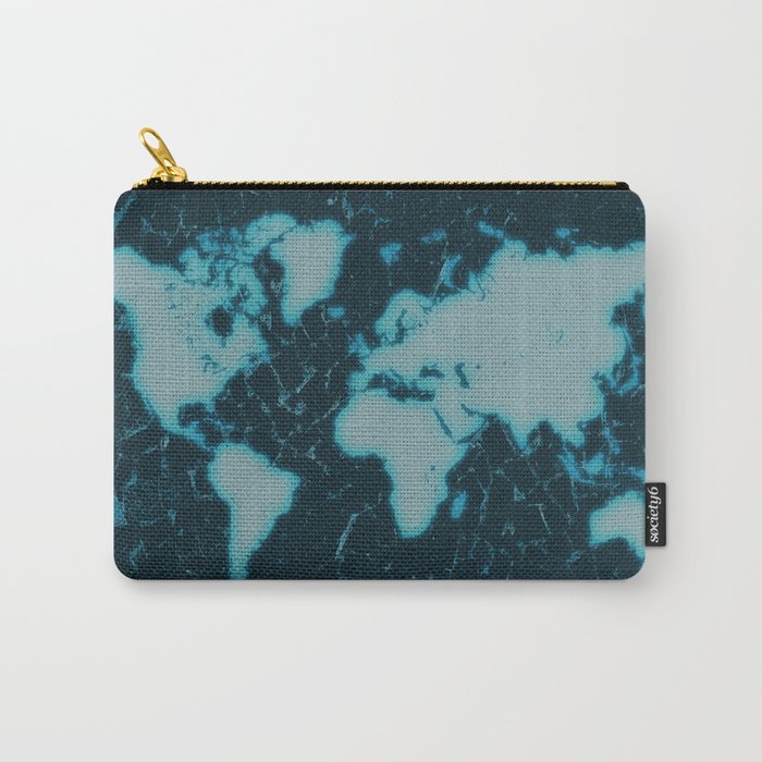 World Map TV Carry-All Pouch