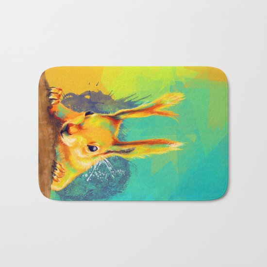 Tassel-eared Squirrel Bath Mat