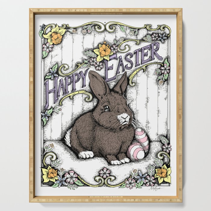 Sapphorica Creations- Henry the Bunny Serving Tray